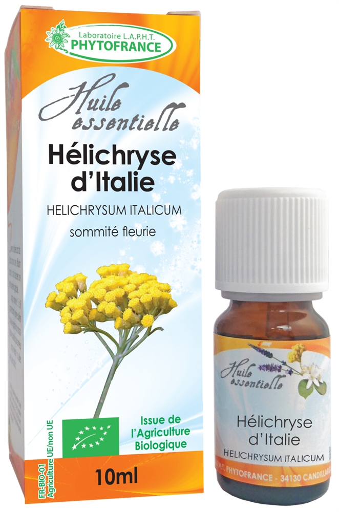 Huile essentielle - Hélichryse italienne biologique (Helichrysum italicum)