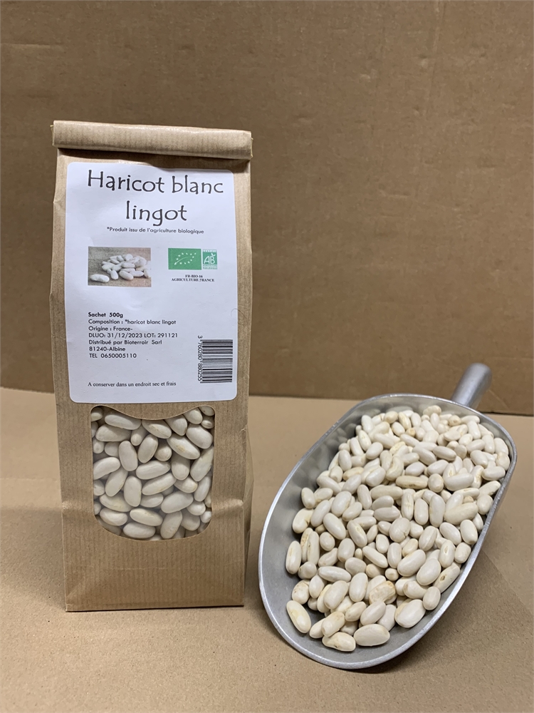 Haricot Lingot Blanc Bio [1 Kg]
