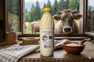 Lait Ferment&eacute; Bio